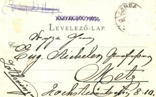 1898 Kassa, Kosice; Tehányi vasúti alagút, katonai alreál iskola, gőzfürdő, felsőbb leány iskola, Ga...