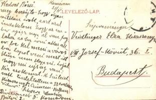 Komárom, Komárnó; Klapka tér, Városháza, piac árusokkal / square, market with vendors