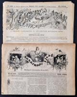 1875 Vasárnapi Újság, 1881 Magyar Bazár c. újság egy-egy száma.