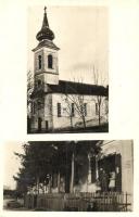 Felsőmarác, Templom, utcakép, Kulcsár Ferenc üzlete + 1943 Felsőmarác postai ügynökségi pecsét