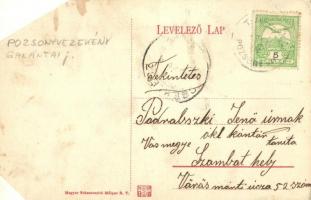 1910 Pozsonyvezekény, Vezekény, Vozokany; iskola, utca / school, street (r)