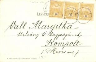 1905 Felsőnána, Plébánia, Fő utca. Kiadja a felsőnánai fogy. szövetkezet (EK)