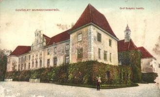 Muraszombat, Muravska Sobota; Gróf Szapáry kastély / castle / Schloss (Rb)