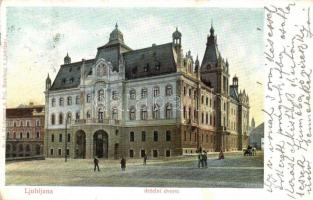 1908 Ljubljana, Laibach; Dezelni dvorec / country hall
