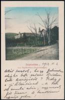 Majláth Gusztáv Károly erdélyi püspök (1864-1940) saját kézzel írt levelezőlapja Zsigmondházai képeslapon