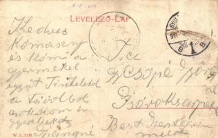 Gyulafehérvár, Karlsburg, Alba Iulia; Hunyadi téri részlet, Izraelita templom, zsinagóga, Tamás Istv...