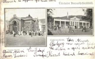 1904 Borszék-fürdő, Borsec; Lázár és Ó-Sáros fürdő / spas (EM)