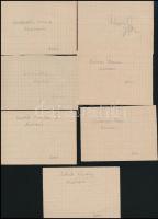 Az ÉDOSZ, majd Kinizsi (FTC) labdarúgó csapat tagjainak (Lakat Károly, Szabó László II.,Ombódi Imre,...