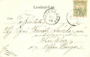 1905 Szamosfő, Maguri; Magurai nyaralótelep, Horváth villa "Honfoglalás" / holiday resort,...