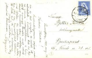 1932 Rudolftelep, focipálya az iroda előtt (kapcsos zárójel), vasúti sínek, kecskék az utcán. photo