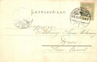 1904 Nagyszeben, Hermannstadt, Sibiu; várostornyok / Pulverturm, Hartenekctürme / castle towers. Art...