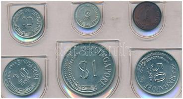 Szingapúr 1983. 1c-1$ (6xklf) forgalmi sor "Malac éve" eredeti dísztokban T:1
Singapore 1...