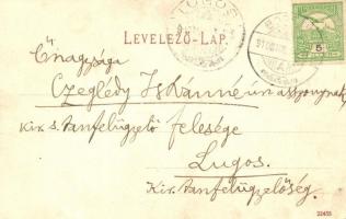 1910 Borszék, Borsec; Lobogó-fürdő / spa (EB)