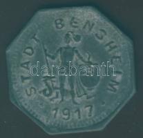 Német Birodalom/ Császárság/ Bensheim 1917. 10Pf szükségpénz T:3