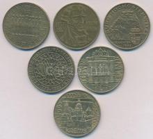 Ausztria 1980-1995. 20Sch (6xklf) T:2
Austria 1980-1995. 20 Schilling (6xdiff) C:XF