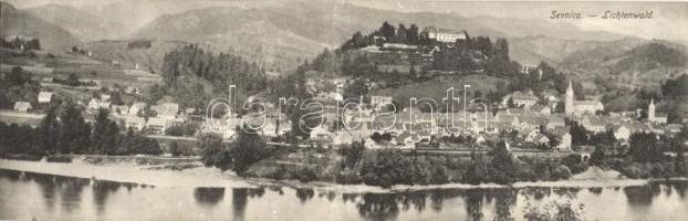 Sevnica, Lichtenwald; panoramacard