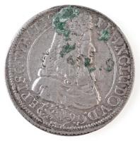 Német Államok / Boroszló 1694LPH 15kr Ag &quot;Ferenc Lajos&quot; (5,79g) T:2- patina German States / Breslau 1694 LPH 15 Kreuzer Ag &quot;Franz Ludwig&quot; (5,79g) C:VF patina Krause KM# 183