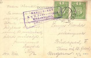 1917 Golnik, Gallenfels; Gorice, Zupna cerkev, grad, Trgovína in gostilna Mali / church, castle, sho...