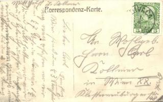 Divaca, Divacca (Küstenland); Bahnhof / railway station with locomotive and trains (fa)