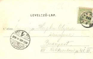 1905 Lovasberény, Öreg utca. Bartos M. felvétele, kiadja Vértes Károly (EK)