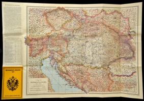 1966 Österreich-Ungarn 1914, Freytag-Berndt & Antaria, Wien, reprint térkép, 71×105 cm