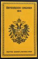 1966 Österreich-Ungarn 1914, Freytag-Berndt & Antaria, Wien, reprint térkép, 71×105 cm