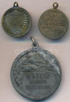 3db-os vegyes magyar és külföldi medál tétel T:2,3