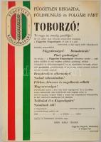 4 db politikai plakát (MDF, Szabad Demokraták, Független Kisgazdapárt)