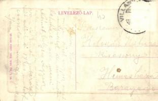 Pécs, Városháza, Kovács Bernát, Paunz Jakab fia, Steiner Simon üzlete, Gyógyszertár. W. L. Bp. 1505....