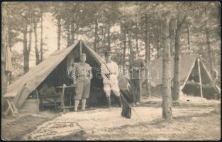 1928 Légrády főhadnagy levente parancsnoki tanfolyamot látogat fotólap