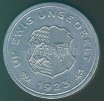 Német Birodalom / Weimari Köztársaság / Provinz Schleswig-Holstein 10 Hunderstel Gutschrifts-Marke Alu T:2-