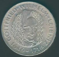 NSZK 1966. 5M Ag "Leibniz" T:2 parányi ph