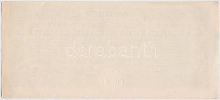 Budapest 1877. "A Budapesti Magyar Népszínházi Alap javára" sorsjegy 1Ft-ról, szárazpecsét...