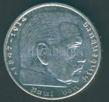 Német 3. Birodalom 1939A 2M Ag "Hindenburg" T:2+