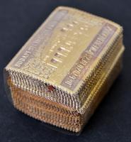 1938 Budapesti Turista Egyesület Dr. György Desző menedékház. dombornyomott levélzáró bündli. Lila, ...