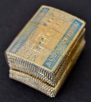 1938 Budapesti Turista Egyesület Dr. György Desző menedékház. dombornyomott levélzáró bündli. Kék, a...