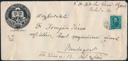 Hilscher Rezső (1890-1957): jogász, szociálpolitikus saját kézzel írt levele egy református lelkészn...