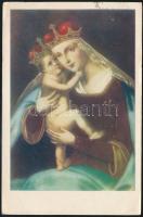 1938 Levelezőlap vitéz Endre László, későbbi nyilas miniszter lányától, feleségének