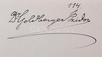 Goldberger Izidor (1876-1944): Chacham Cebi Budán. A címlap rajza Goldberger Erzsike munkája. Bp.,[1...