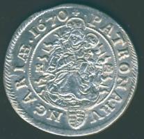 1670KB VI kr Ag I.Lipót T:1 kis lapkahiba