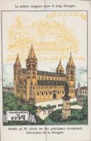 13 db RÉGI magyar irredenta művészlap színes próbanyomata, köztük fordított nyomatok / 13 pre-1945 p...