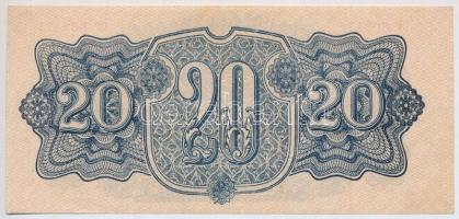 Csehszlovákia 1944. 20K T:I-
Czechoslovakia 1944. 20 Korun C:AU