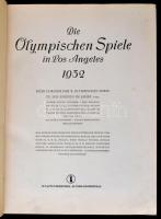 1932 Los Angelesi Olimpia cigaretta gyűjtőkép album kompletten, 142 oldal + kihajtható mellékletek. ...
