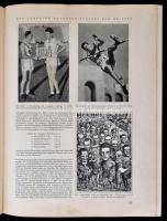 1932 Los Angelesi Olimpia cigaretta gyűjtőkép album kompletten, 142 oldal + kihajtható mellékletek. ...