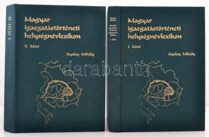 Gyalay Mihály: Magyar igazgatástörténeti helységnévlexikon I-II. A magyar honfoglalás tizenegy évszázados jubileumára helyreállított teljes szövegű, a Mohács előtti adatokkal kiegészített, s a mindenkori főhatalmak és azok területi igazgatási változásaihoz alkalmazkodó második kiadás. I-II. kötet [+ térképkötet]. Budapest, 1997. [Egeler Kft.] 483 p.; 485-1452 + [3] p.; 61 térképvázlat. A két szövegkötet egységes, aranyozott kiadói egészvászon-kötésben, a térképkötet fűzve, színes kiadói papírkötésben