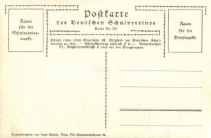 Turnfest. Postkarte des Deutschen Schulvereines Karte Nr. 101. Kunstdruckerei von Josef Eberle, Wien...