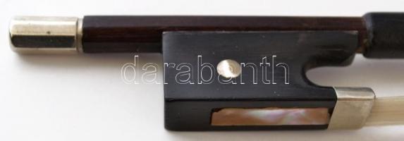 Reményi Budapest jelzett hegedűvonó / Violin bow. 75 cm