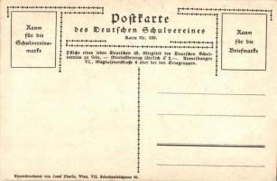 Turnfest. Postkarte des Deutschen Schulvereines Karte Nr. 103. Kunstdruckerei von Josef Eberle, Wien...
