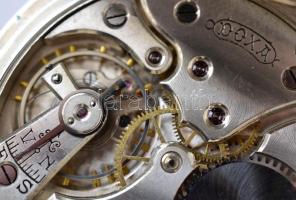 Art deco ezüst Doxa zsebóra kifogástalan állapotban / Silver pocket watch 5 cm