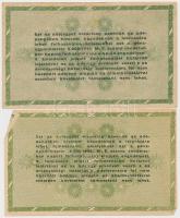 1946. 50.000AP (2x) egyik sorszám nélkül + 100.000AP (3x) egyik sorszám nélkül T:III